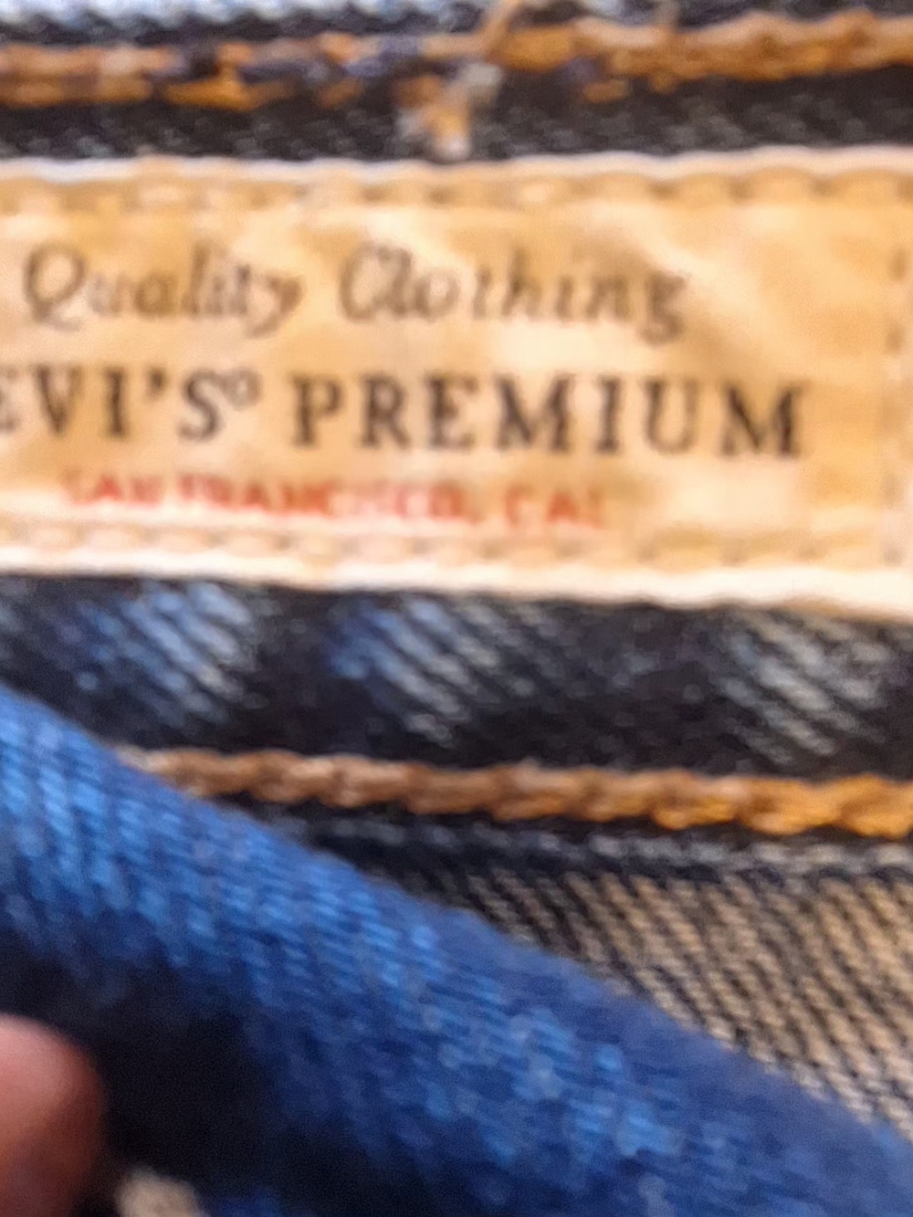 Levi's Blue Denim Bootcut Skirt - Picture 5 of 6